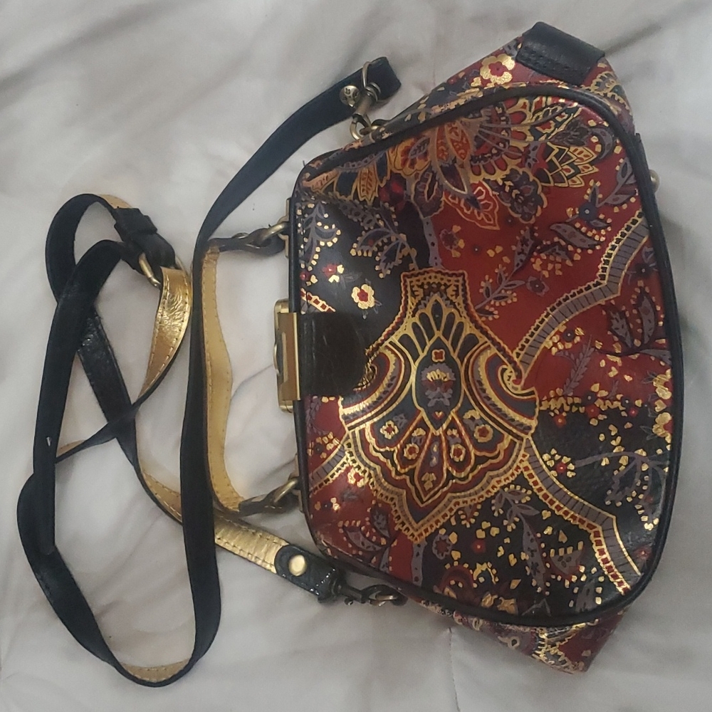 Patricia Nash metallic painted bag